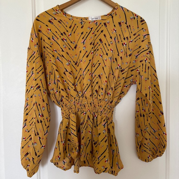Mustard yellow blouse - Picture 1 of 5